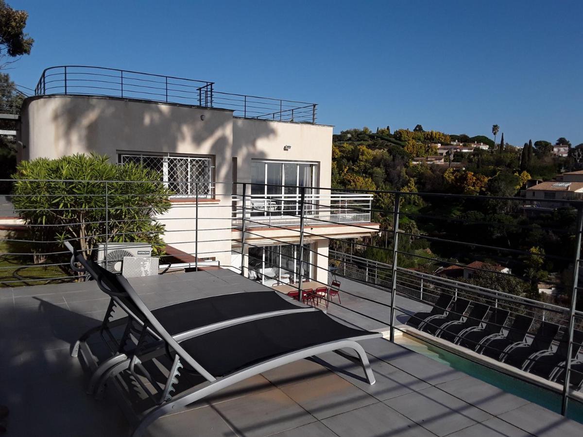 Villa Alamp#Supercannes #Golfejuan #Cannes #Mediterraneanpanoramicview #Piscine #Rooftop # Verymodern #Openliving #Closebeach #Closecapantibes Vallauris Luaran gambar